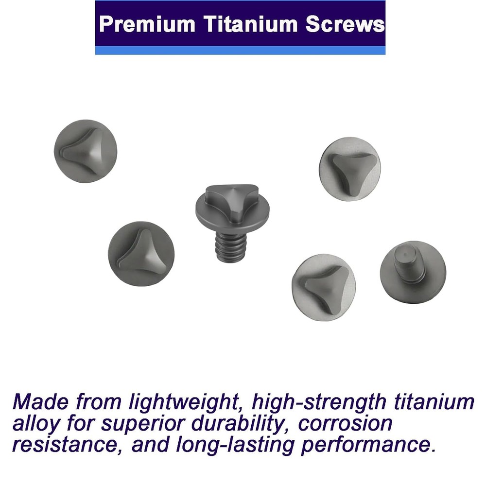 Titanium Triangle Screw & Driver Kit Compatible with Microtech Ultratech, UTX-85