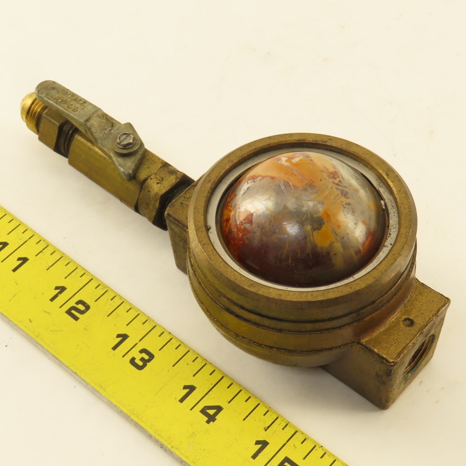 Machine Products Corp. 1/4" Brass Sight Flow Indicator