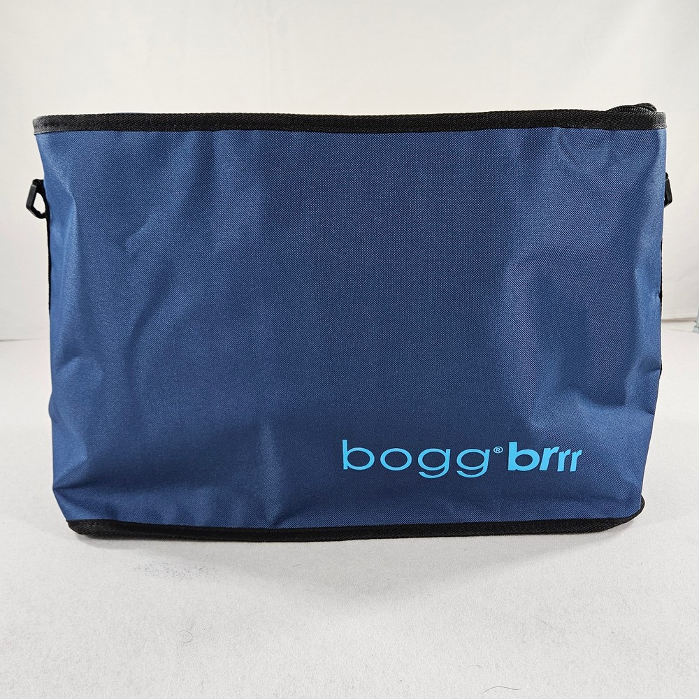 Bogg Brrr Blue Solid Polyester Insulated Cooler Bag with Shoulder Strap