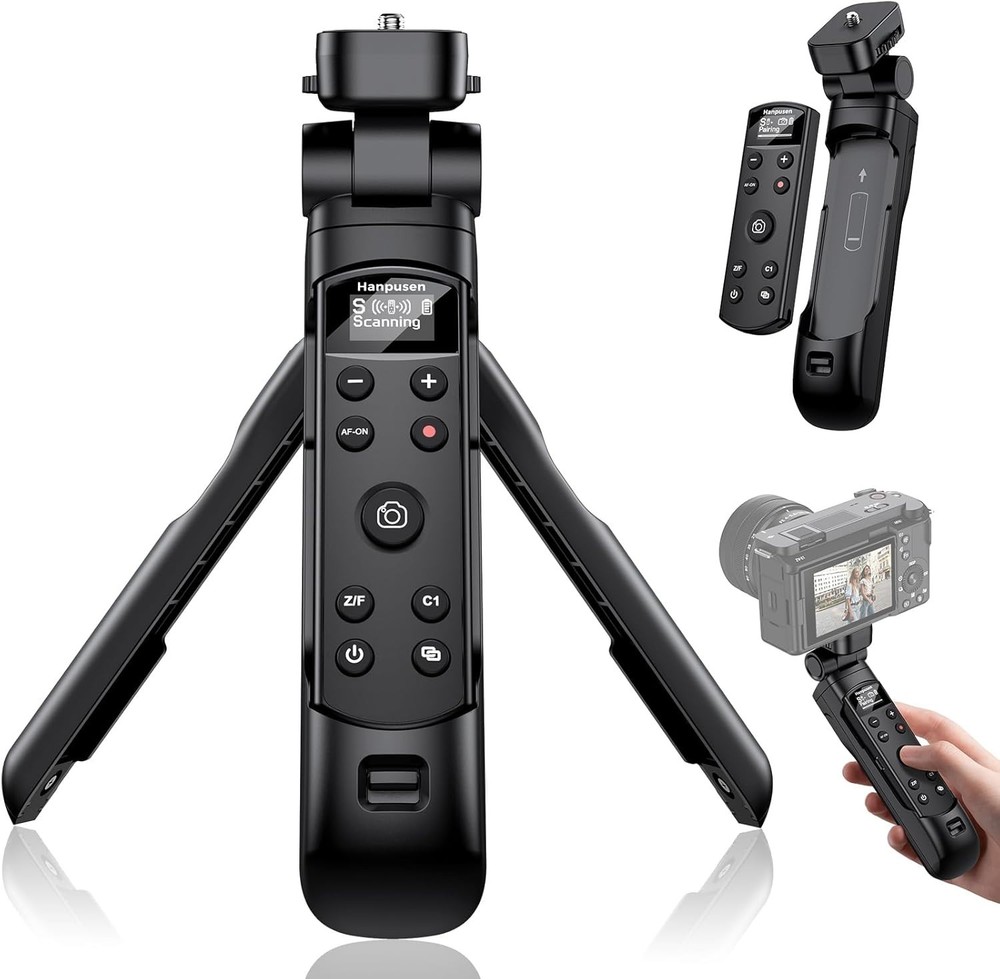 for SONY Camera Tripod Grip with Rechargeable Remote Control Wireless Mount