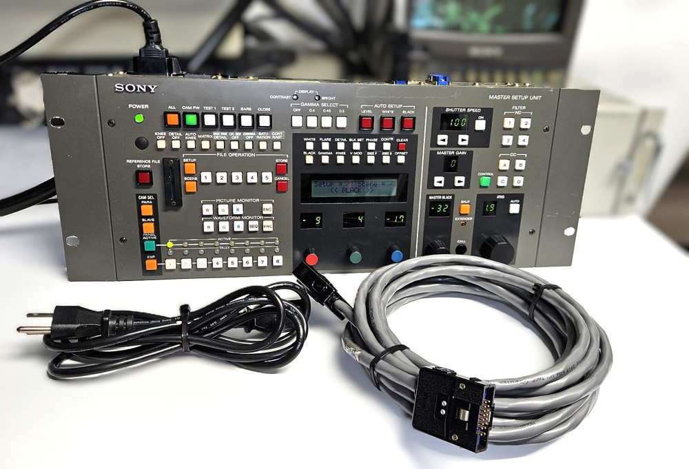 Sony MSU-350 Master Setup Unit with Cables -Tested Working (See Description)