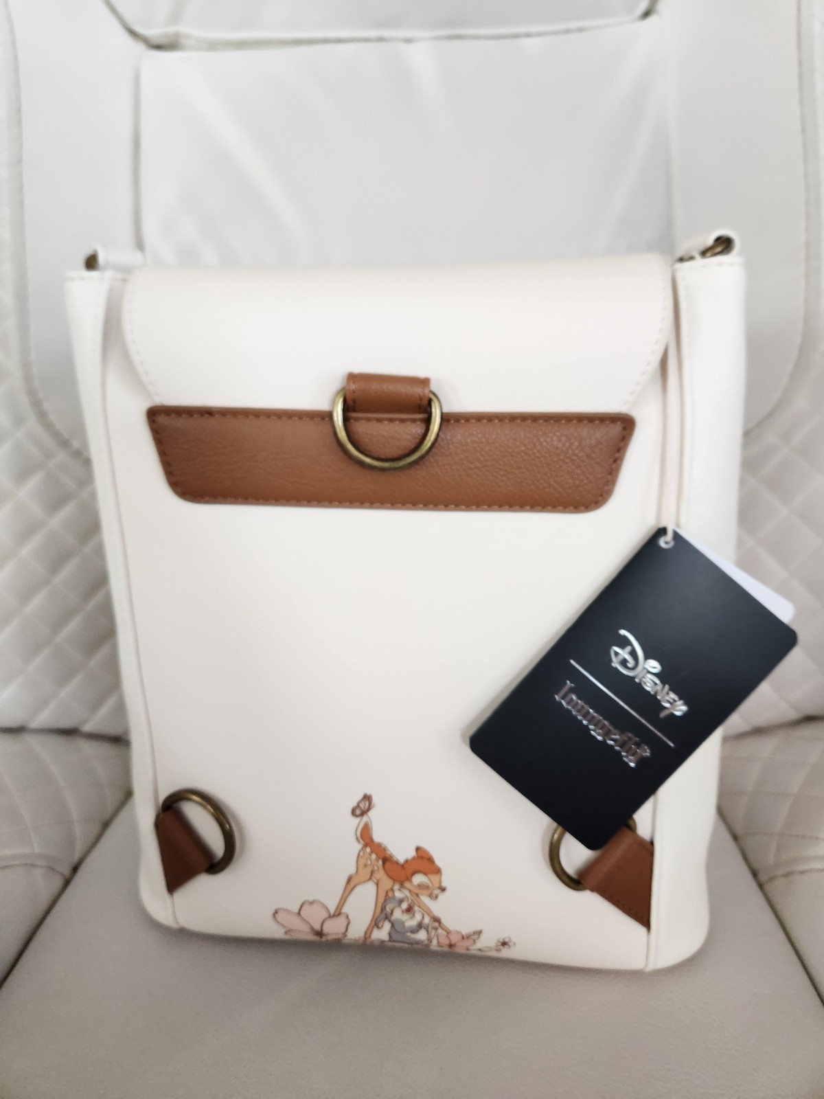 Loungefly Disney Bambi Thumper Cherry Blossom Floral Flap Mini Backpack