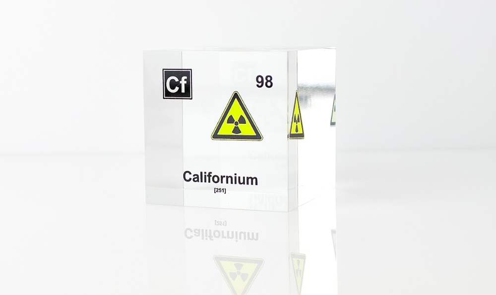 Californium Element Cube