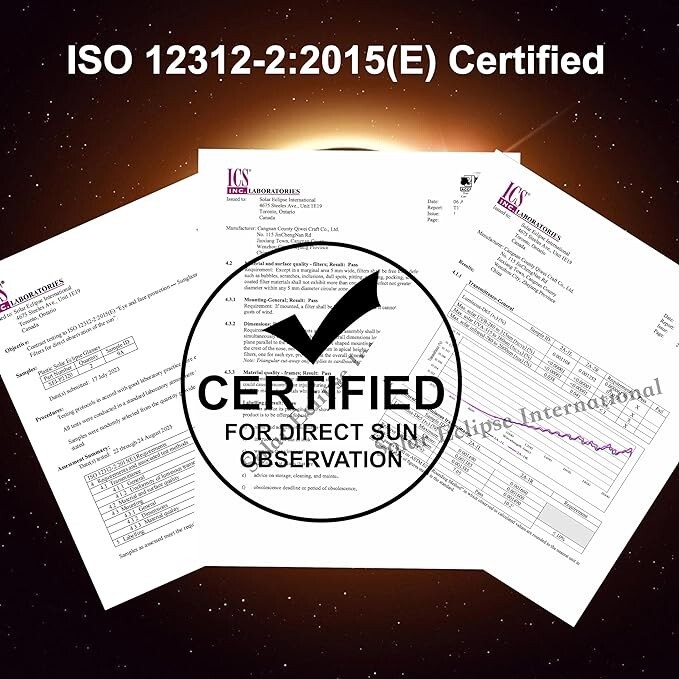 Begleri Solar Eclipse Glasses,Plastic Solar...B22