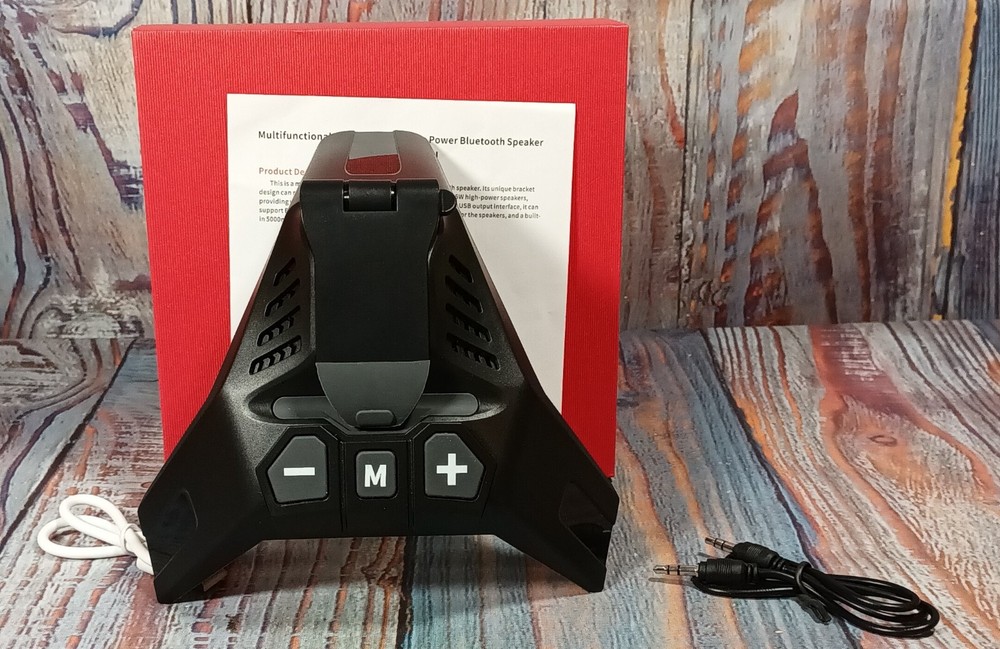 Multifunctional Bracket Type Mobile Power Bluetooth Speaker - Open Box