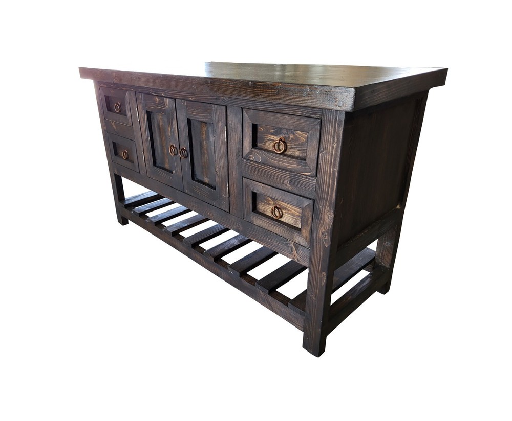 Belmont Rustic Bathroom vanity cabinet