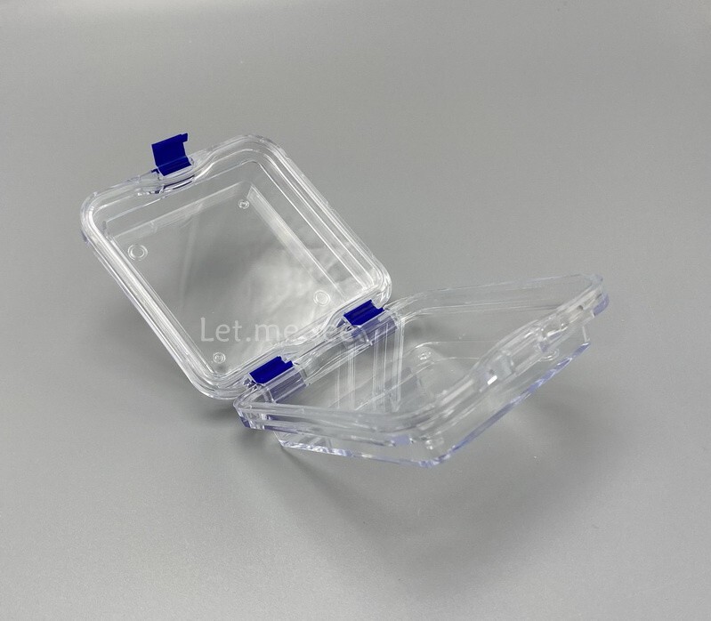 50X Denture False Membrane Case Container Hinged Display Box Jewelry Retainer
