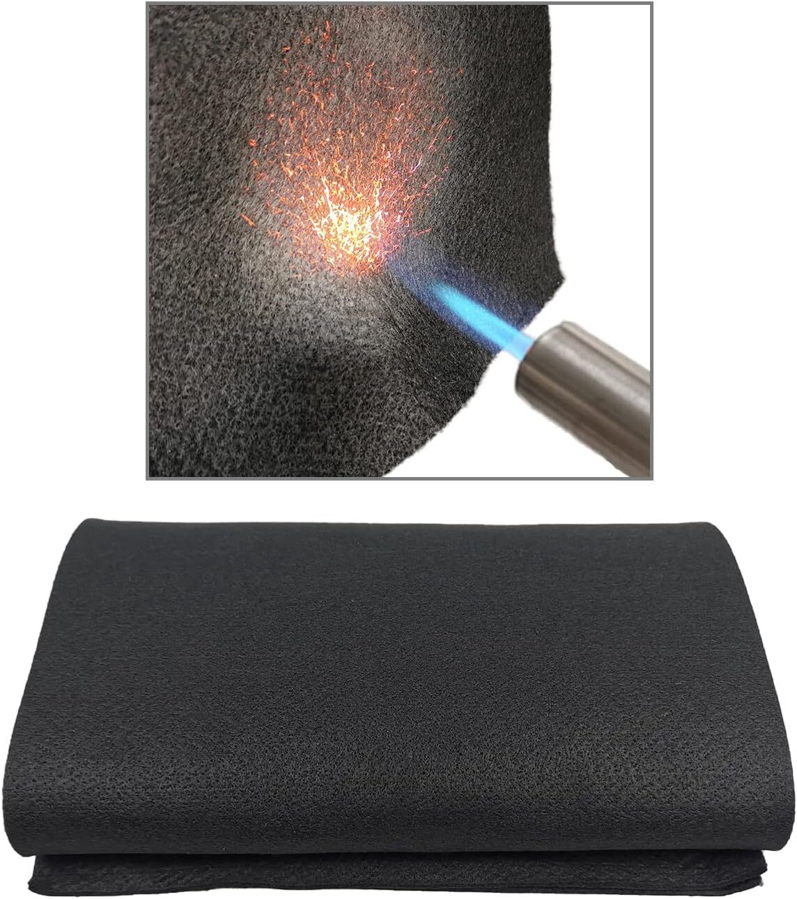 18" X 24" × 1/4" High Temp Carbon Fiber Welding Protective Blanket Heat Shield