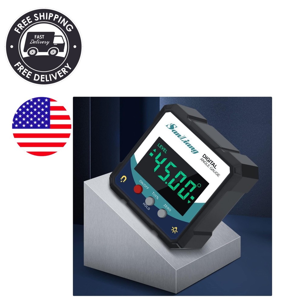 Versatile Digital Level Angle Finder with  Rating for Construction Use
