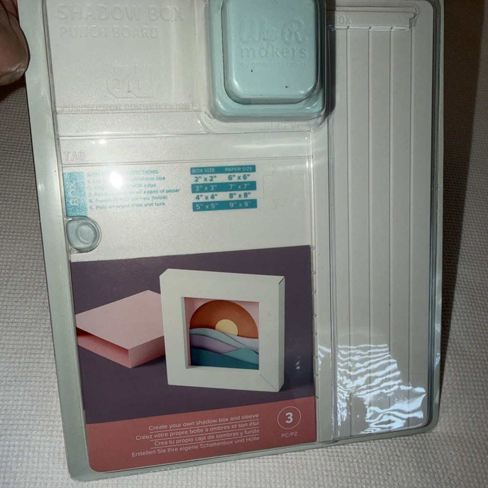 We R Punch Board-Shadow Box New