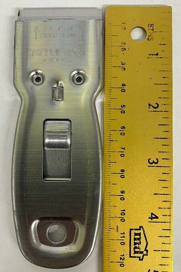 Techni Edge Razor Blade Scraper Tool Razor Blade Holder Window Scraper No Blades