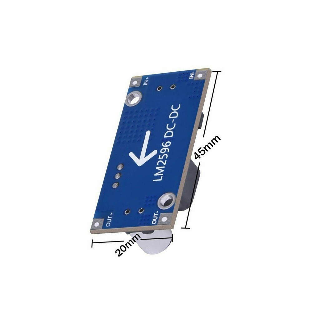 2PC LM2596 DC-DC buck adjustable step-down Power Supply Converter module