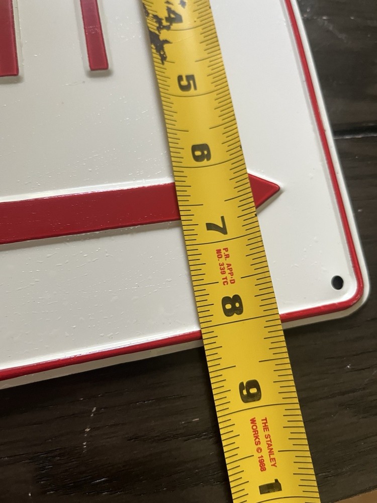 Vintage Metal Exit Sign