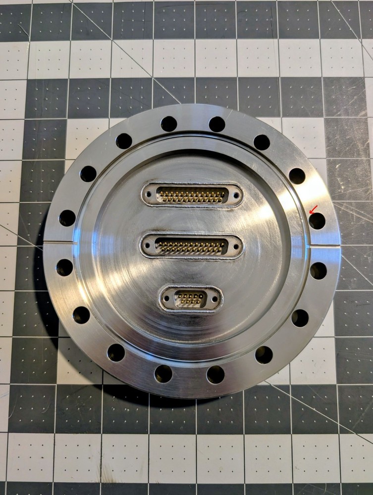 Multi Sub-D Feedthrough, 6.0" Conflat