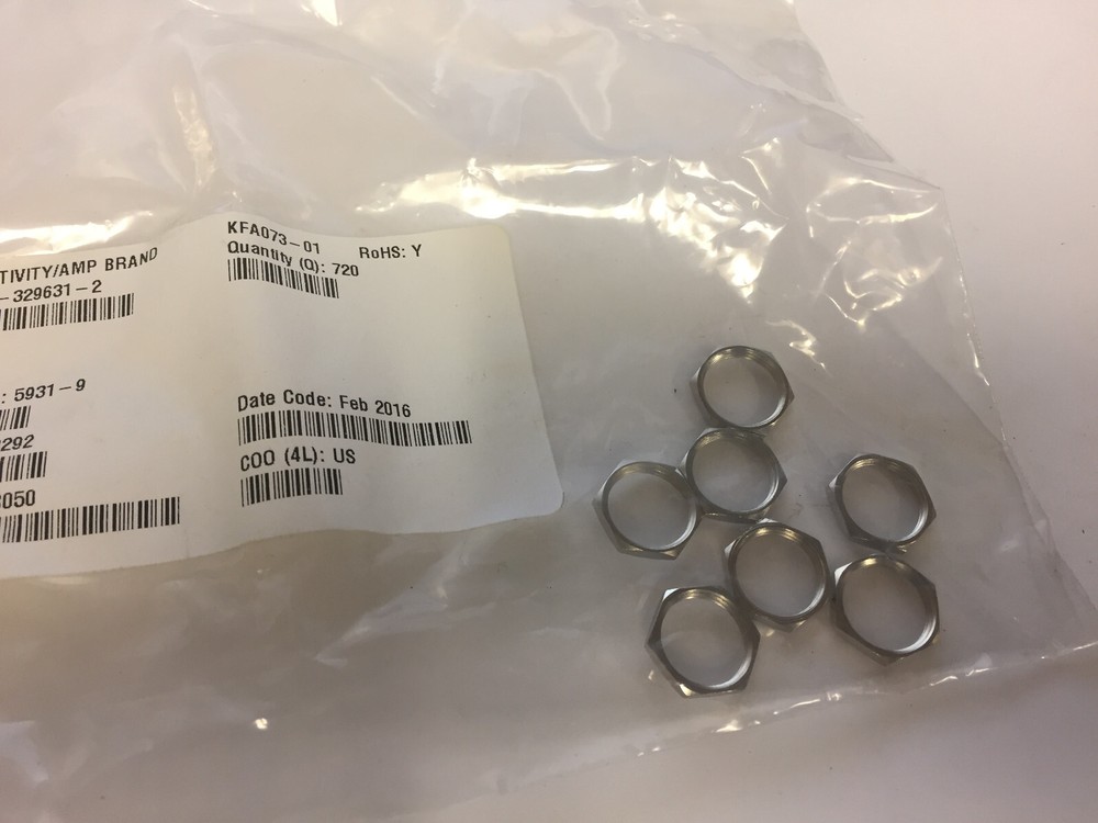 1-329631-2 TE CONNECTIVITY NUTS 7 PCS NOS