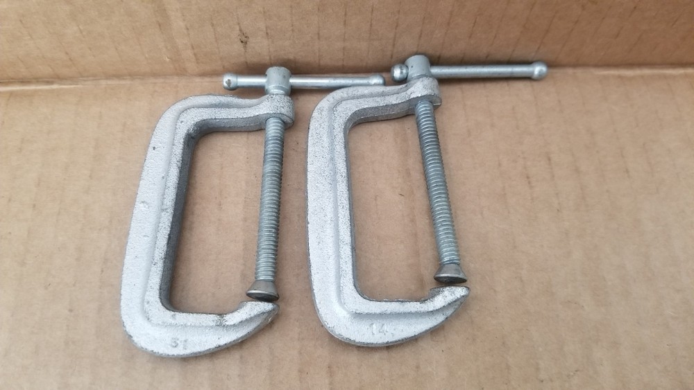 2PC 2inch No.112 C Clamp Working VGC