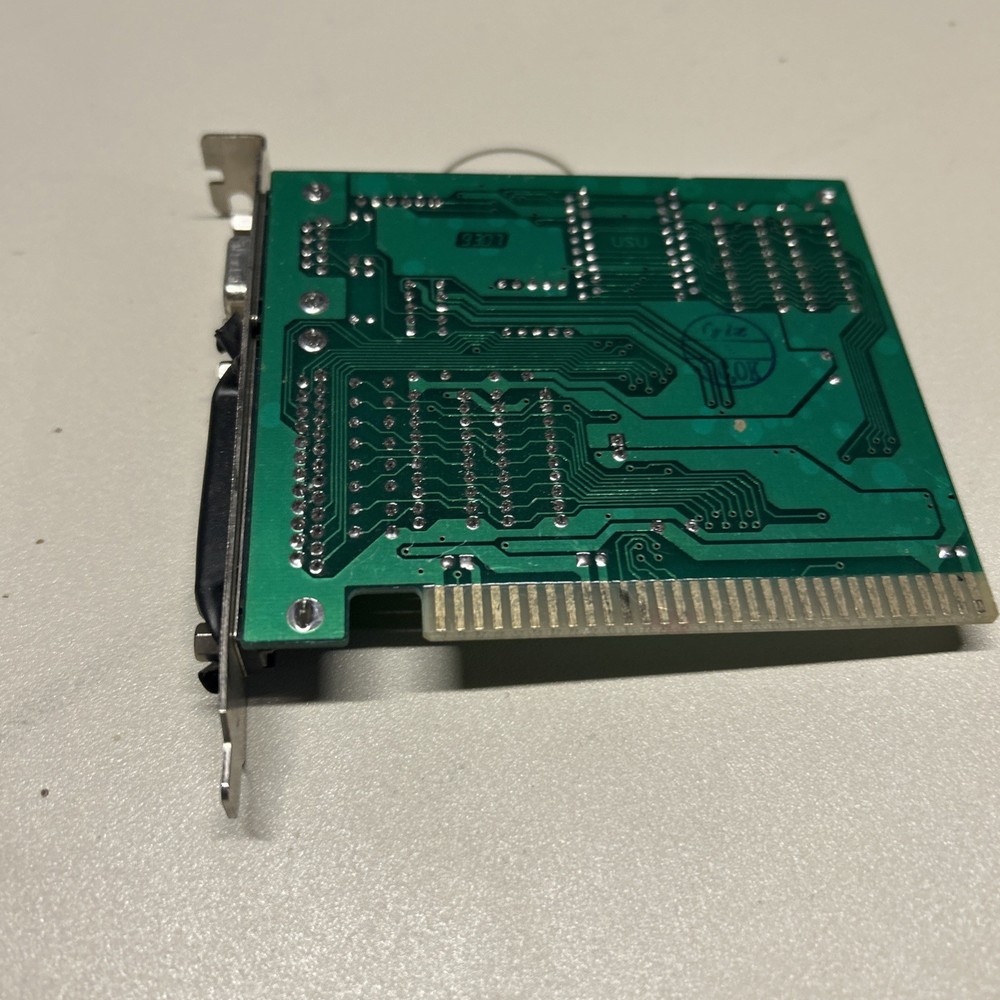 IBM PC XT BLACK&WHITE / PARALLEL MONOCHROM 8 BIT ISA VIDEO CARD tested 2