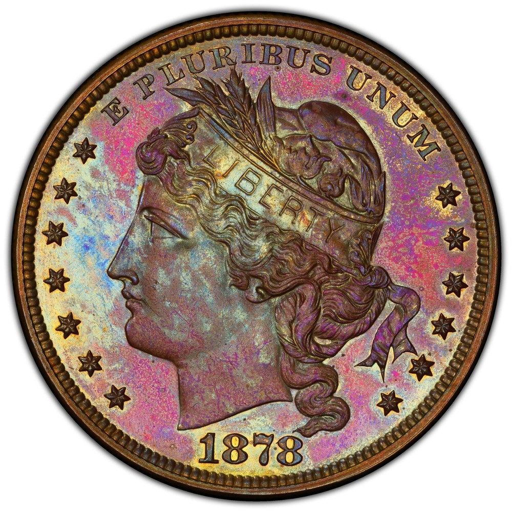 1878 $1 J-1559 Pattern PCGS PR63BN TOP POP (CAC)