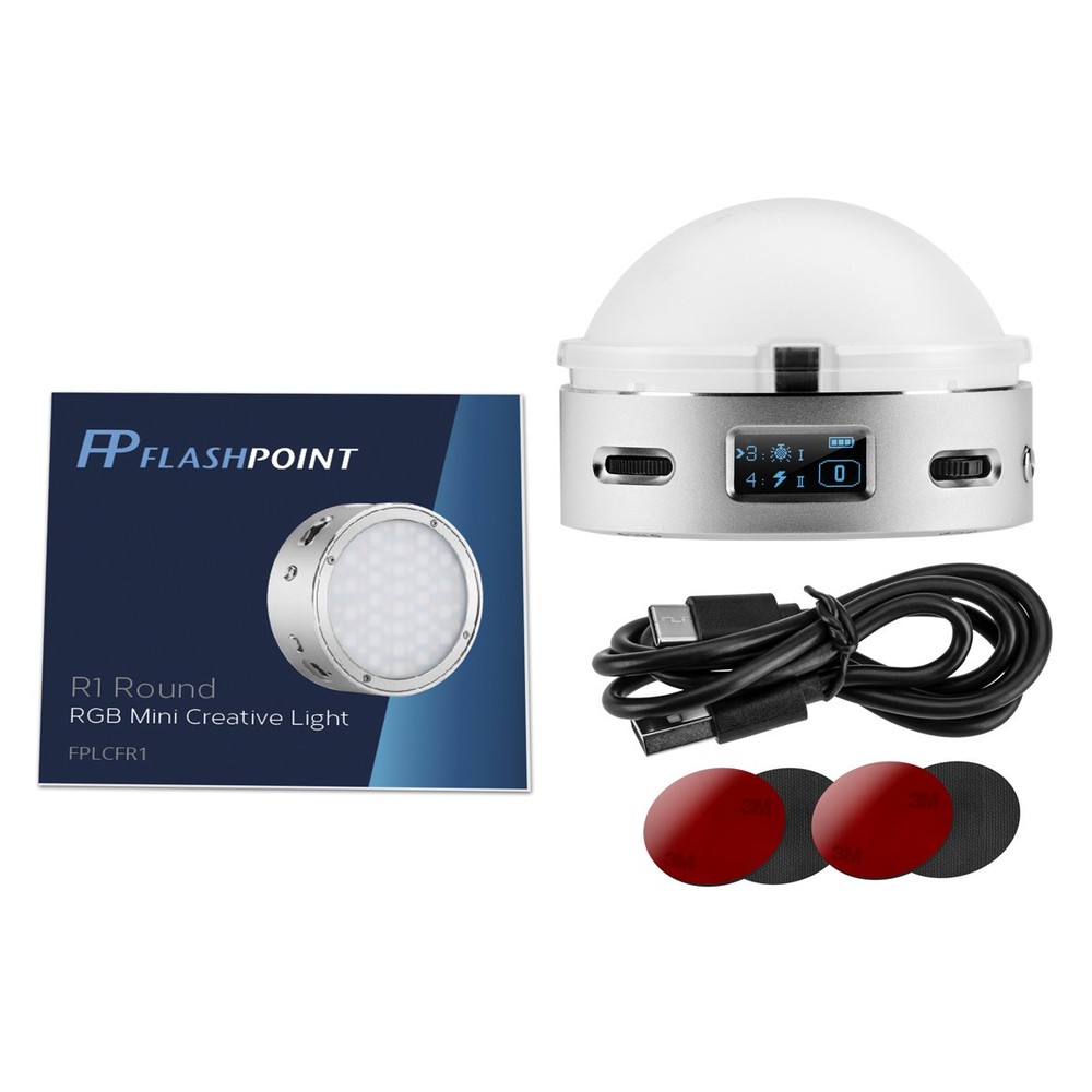 Flashpoint R1 Round RGB Mini Creative Light (aka Godox R1)