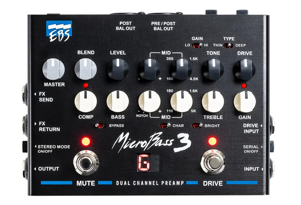 EBS MicroBass 3 2-channel Preamp