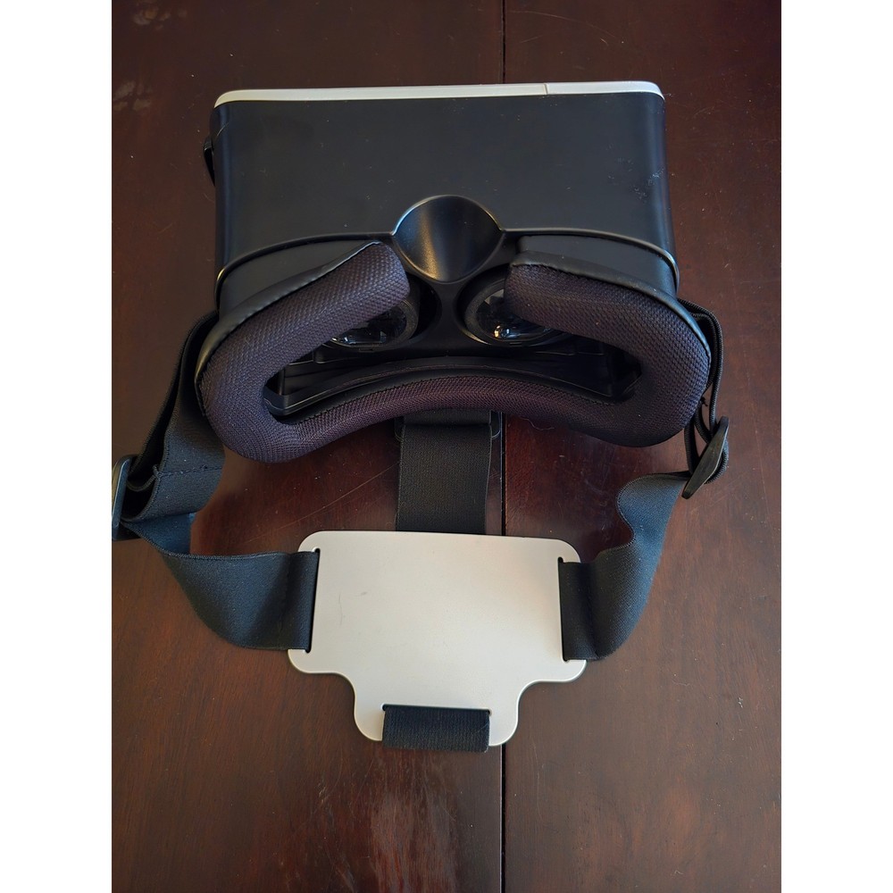 VR BOX Virtual Reality Glasses Headset White Black Adjustable Strap
