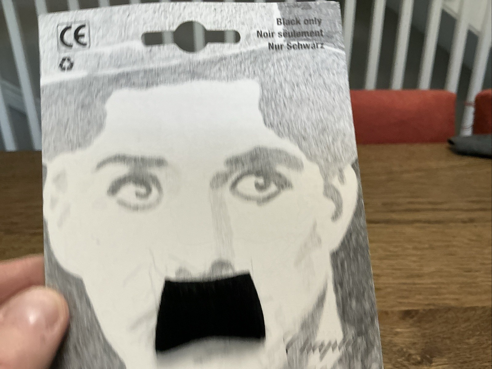 Charlie Chaplin Charlot Mustache Vintage Stern Costume-Handmade In Germany