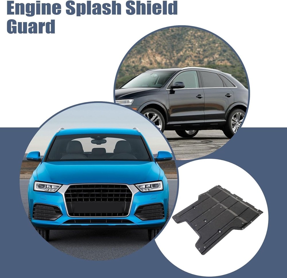 Engine Splash Shield Guard Compatible with Audi Q3 & Q3 Quattro 2011-2018