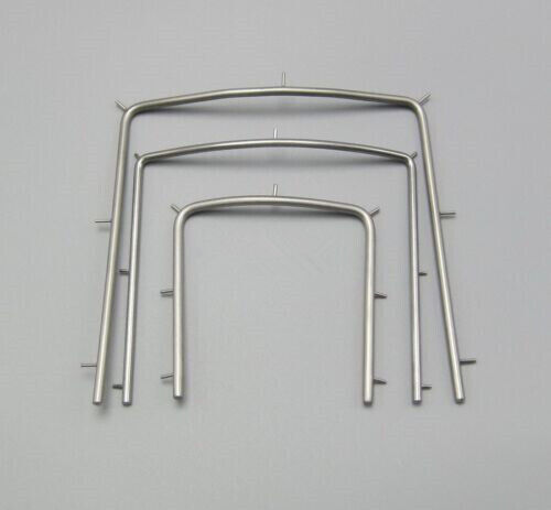Dental Rubber Dam Frames Hager Bracket Stainless Steel Sheet Frame Instruments