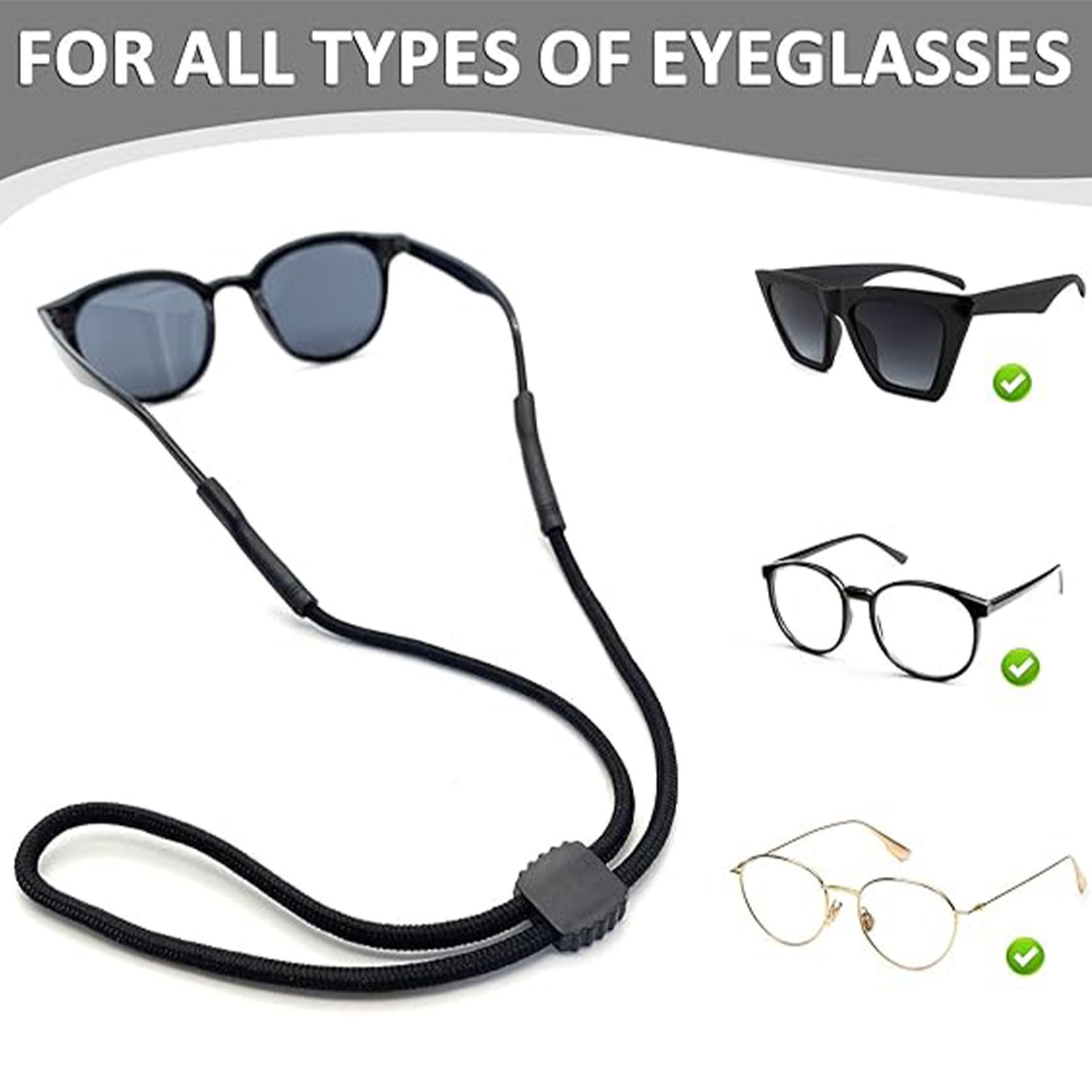 Sport Sunglass Neck Strap Eyeglass Read Glasses Neck Cord Lanyard Holder Lot