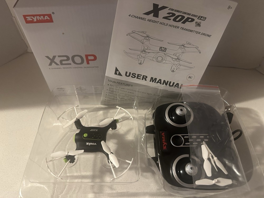 SYMA X20P Mini Drone 4 Channel Remote Control Quadcopter Auto Hover