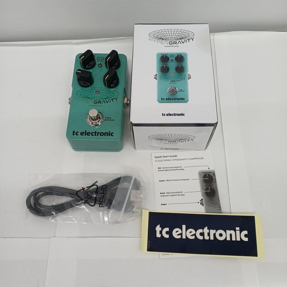 TC Electronic HyperGravity Compressor Pedal MD3 Multiband Studio Dynamics