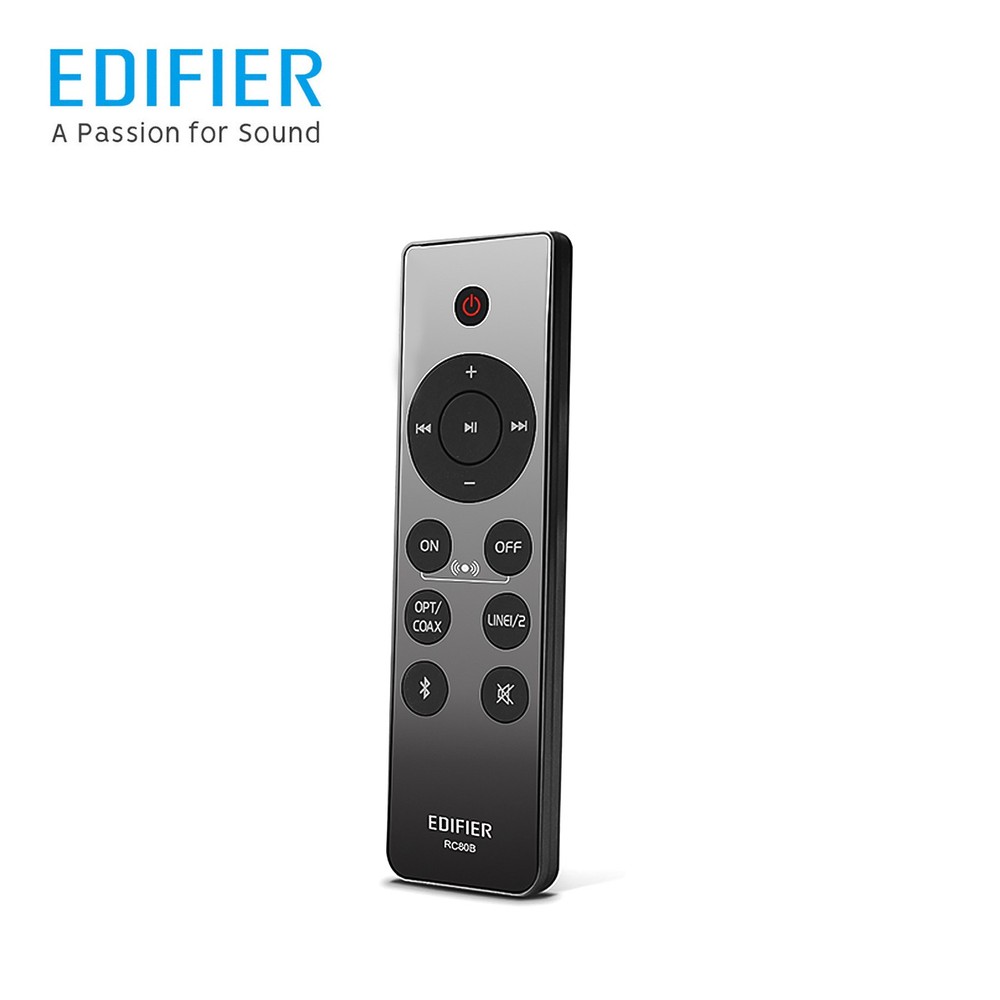 Edifier RC80B Remote Control for Edifier Bookshelf Speaker R1280DBs - Replace