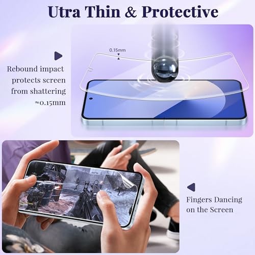 2 Sets For Samsung Z Flip 7/6/5/4/3 Screen Protector Easy to Install, Hydrogel