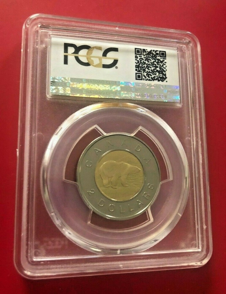 2004 CANADA $2 TOONIE PCGS MS65