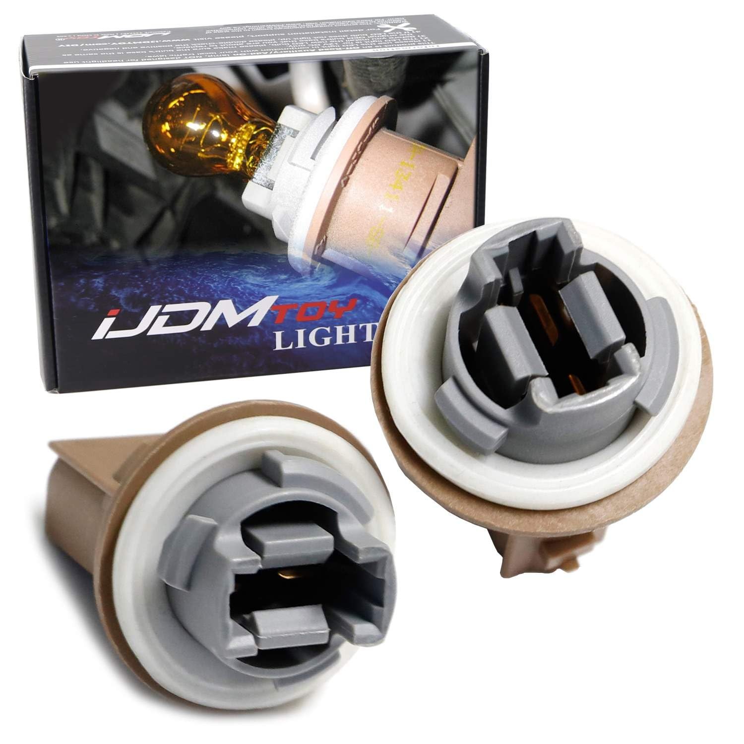 2 OE-Spec Bulb Sockets For Ford Headlamp Parking, Turn Signal, Brake Tail Lights