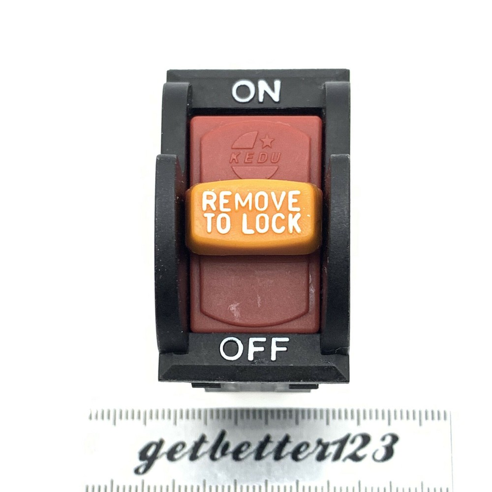 Kedu hy7 self locking switch self locking device up and down pull switch 250v12a