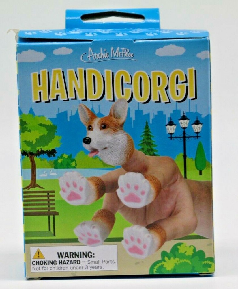 Archie McPhee HANDICORGI - CORGI FINGER PUPPET