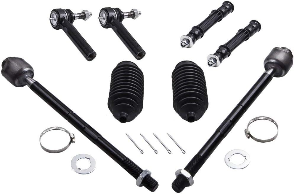 12x Front Upper Lower Control Arm Kit for 2007-2013 Escalade Chevy Silverado GMC