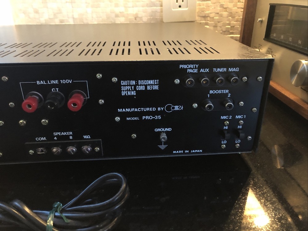 Mint Masco PRO-35 Solid State PA Amplifier 220V Perfect Working Condition