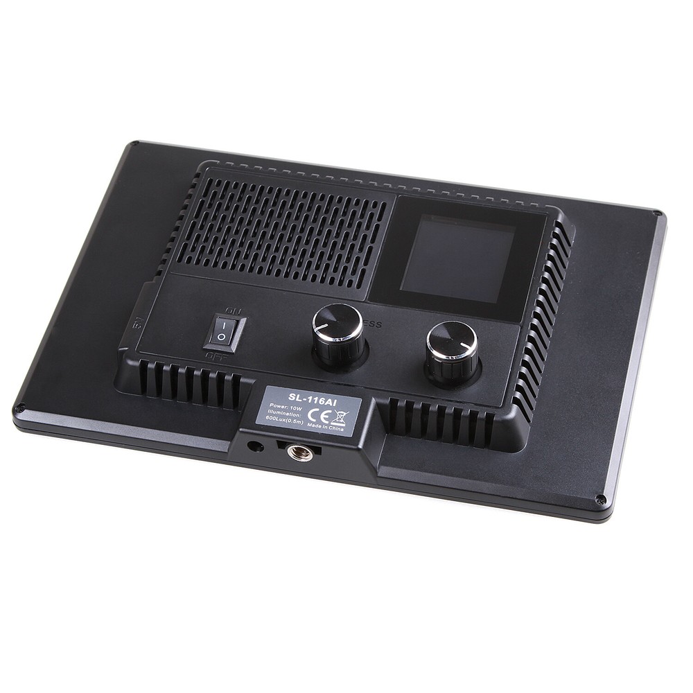 Photography Flat Panel Soft light Studio Video Light Lamp w/ US cable 10W 600LUX
