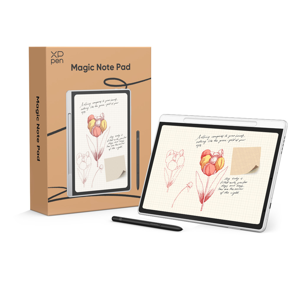 XPPen Magic Note Pad Writing Tablet Electronic Notebook 16384 Used Open Box