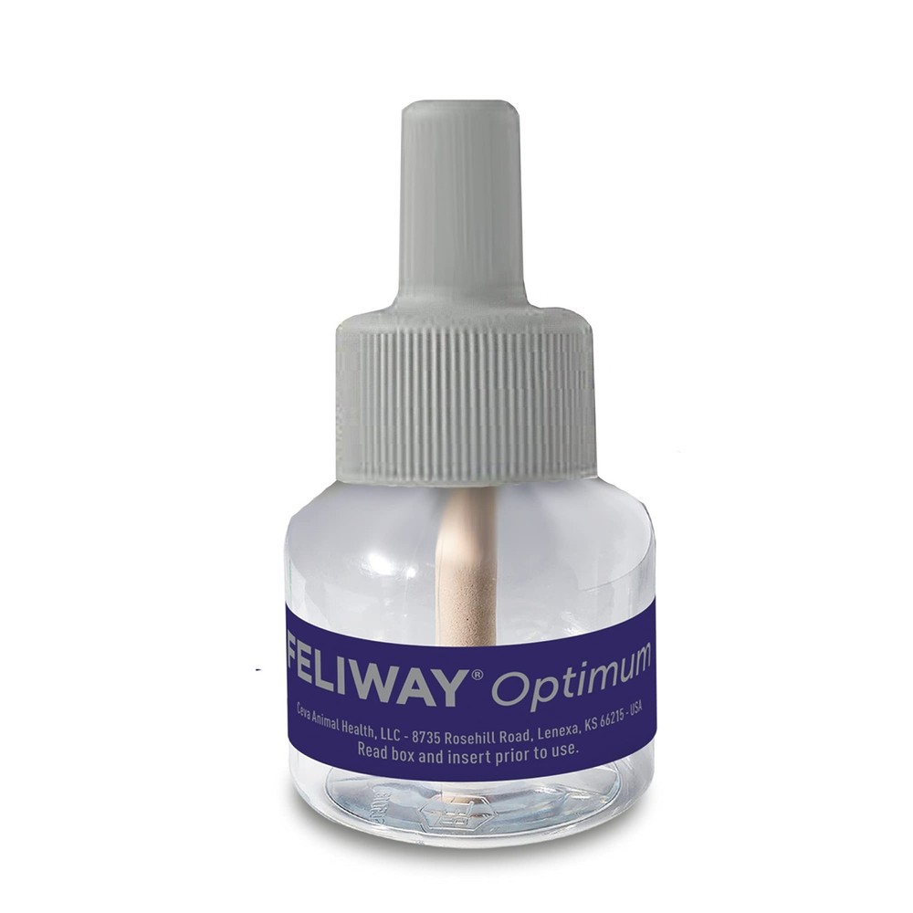 FELIWAY® Optimum 30 Day Cat Calming Refill for Pheromone 1 pack, Translucent