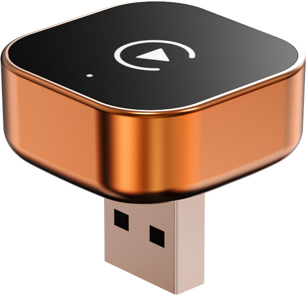 USB Wireless CarPlay Adapter For iPhone Apple Wireless Dongle Plug & Play orange