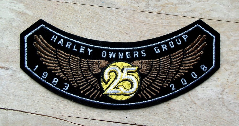 "NEW" 2008 HARLEY DAVIDSON OWNERS GROUP HOG CHAPTER PATCH