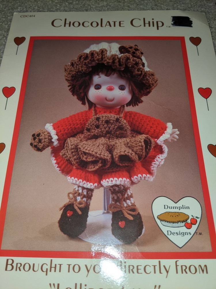 Dumplin Designs CDC404 Chocolate Chip "LOLLIPOP LANE" Crochet Pattern Leaflet