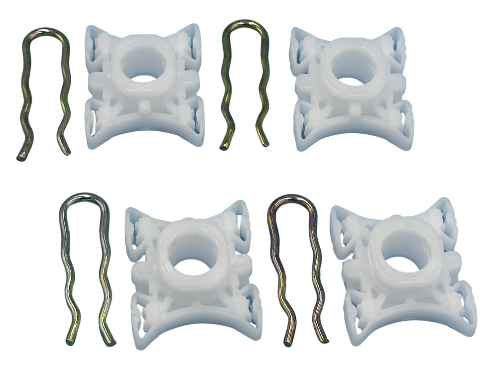 Window Regulator Sliding Roller Clips for BMW E32 E34 E36 1985-2002 4 Pcs