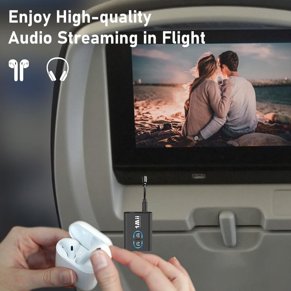 Bluetooth 5.3 Transmitter Receiver for TV - Low Latency