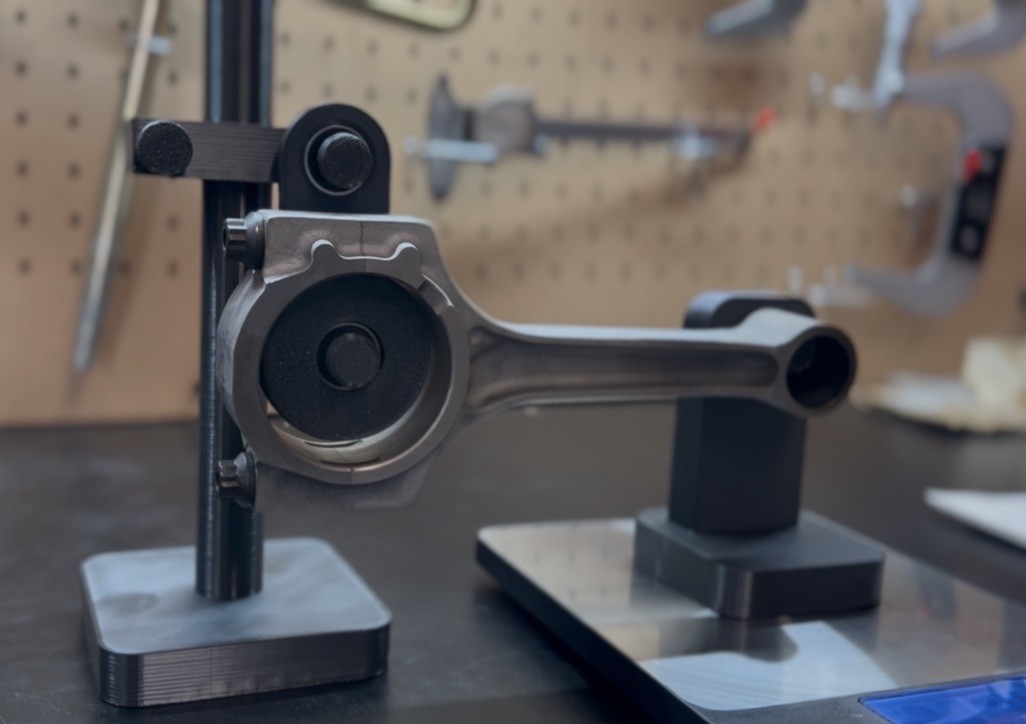 Connecting Rod Balancer Stand/Jig |Black 3/D Printed PLA|