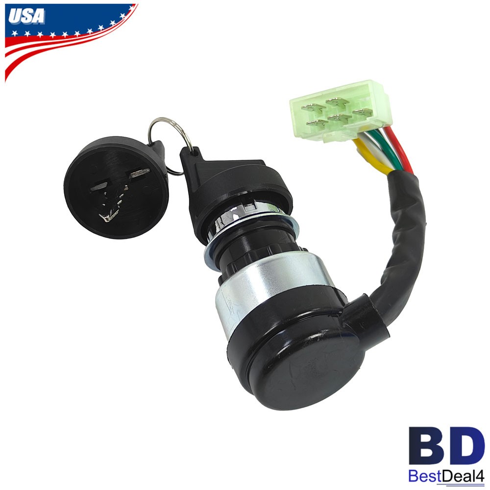 For 50cc 70cc 90cc 110cc 125cc 150cc 5Wire 5Pins Ignition Key Switch Replacement