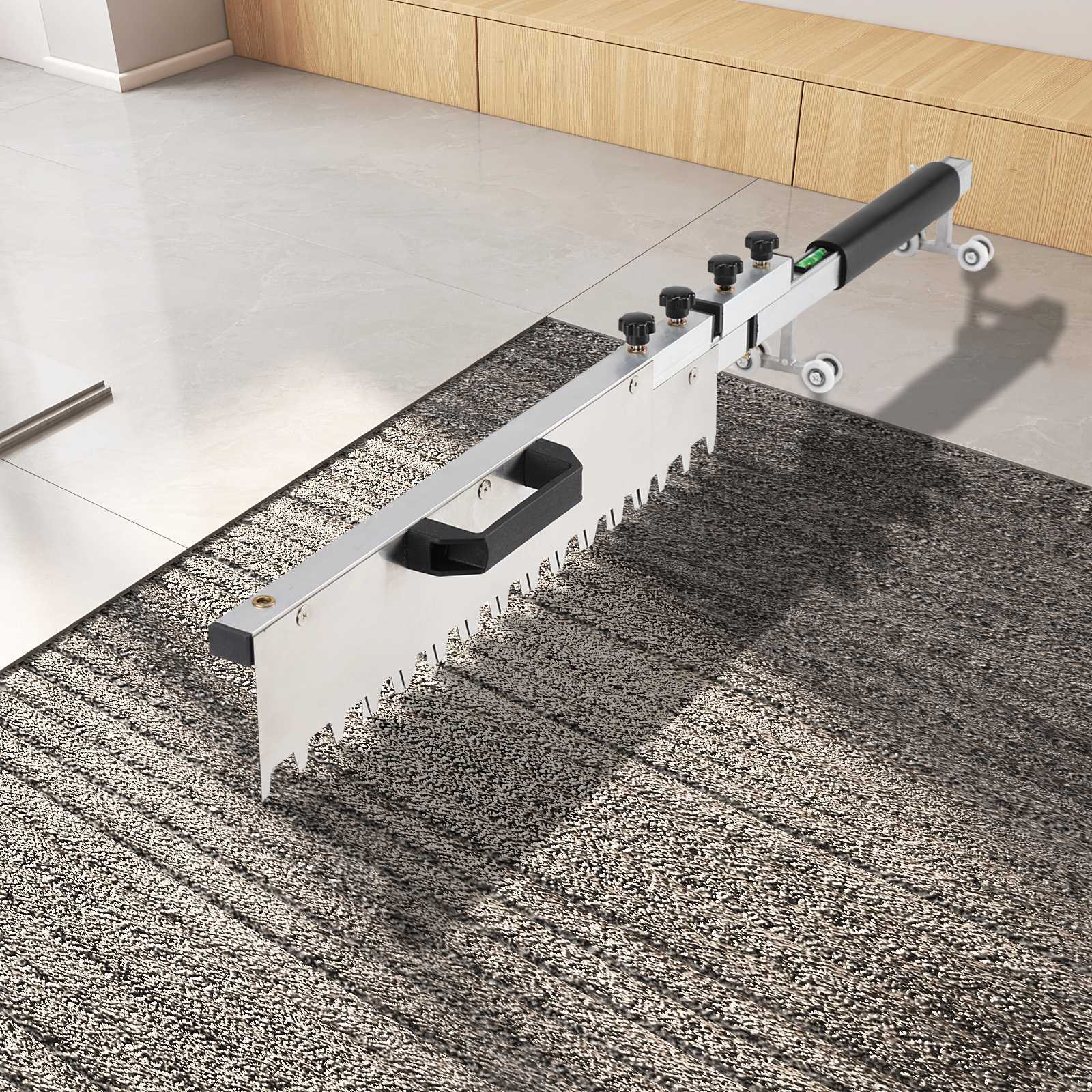 Floor Tile Tiling Paving Tool Flat Sand Screed Mortar Trowel​ Ash Folding Tool